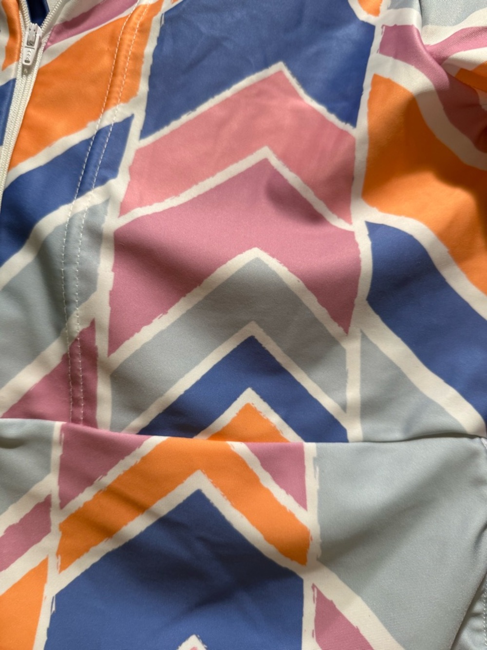 Women’s Pink Chevron Swim Coverup Tunic - Picture 5 of 5